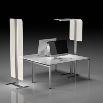 LED stojacia lampa eva place 2D2E RAL 9016 biela