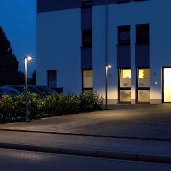 LED stožiarové svetlo 866, hliník, antracitová farba, výška 300 cm