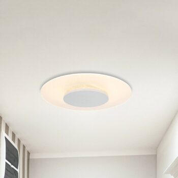 LED stropné svietidlo Lido, biele, Ø 36 cm