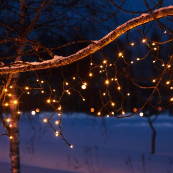 LED svetelná clona Chrissline Extra, 100 LED diód, 2 300 K