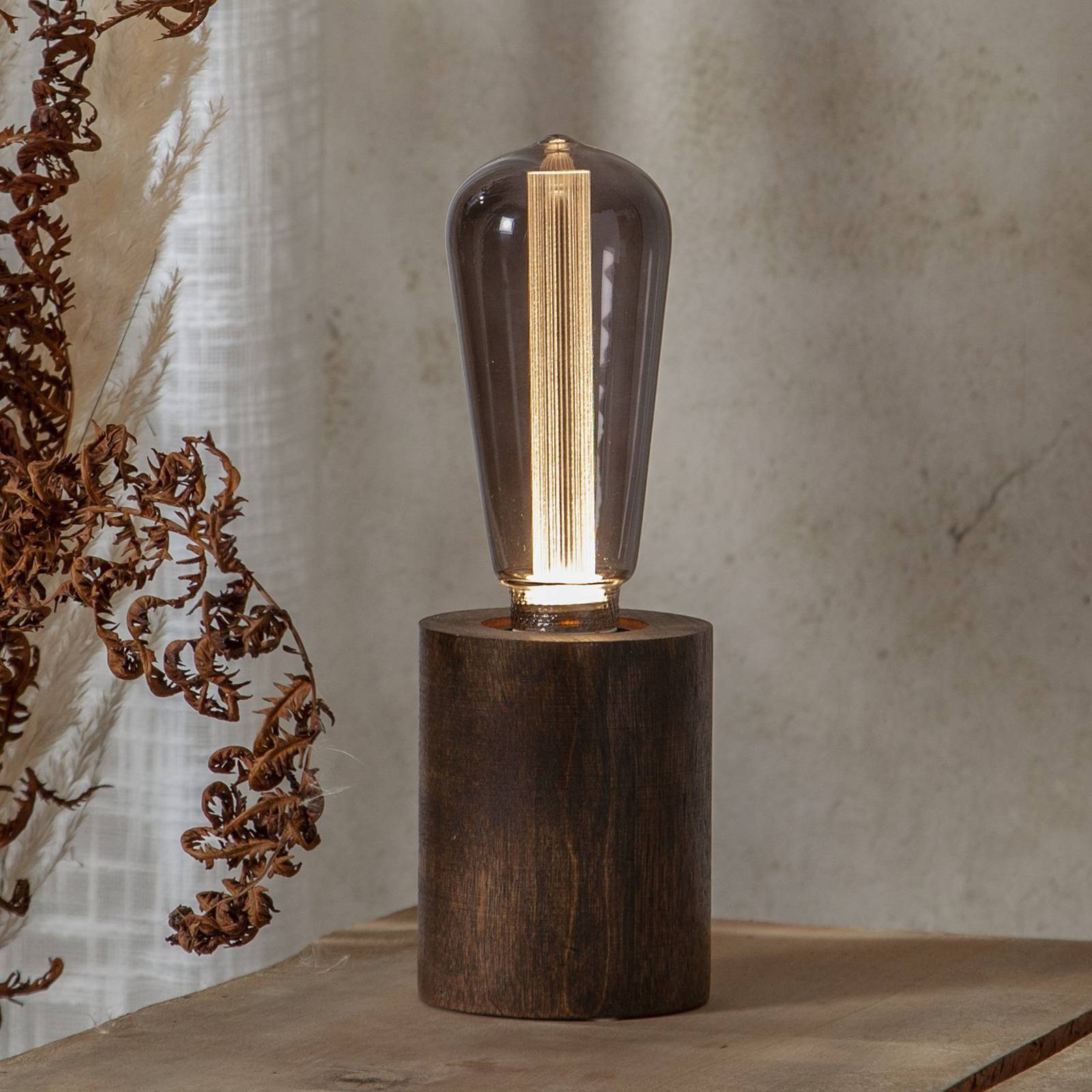 LED svetelný zdroj DecoLED NGC, Rustika E27 1,1 W sivá 2 800 K LED svetelný zdroj DecoLED NGC, Rustika E27 1,1 W sivá 2 800 K