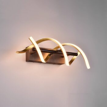 LED svetlo Sequence, stmievateľné, CCT, mosadz