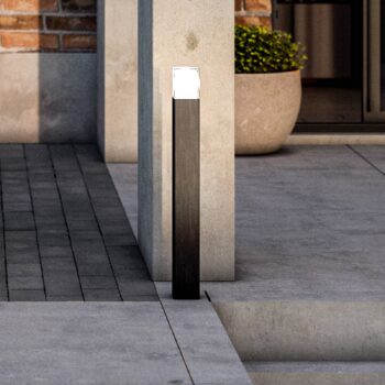 LED svetlo na chodník OOL-50018, hliník, výška 80 cm