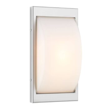 LED vonkajšie nástenné svietidlo 068LED, nerezová oceľ, 33 cm, IP44