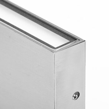 LED vonkajšie nástenné svietidlo CMD 9071, 17 cm, nerezová oceľ, up/down, IP54