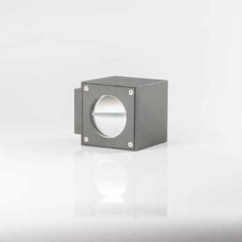 LED vonkajšie nástenné svietidlo Jarno, antracitová farba, sada 2 ks, kov, 9 cm