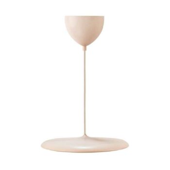 LED závesné svietidlo Artist, Ø 40 cm, prachovo ružové, kov