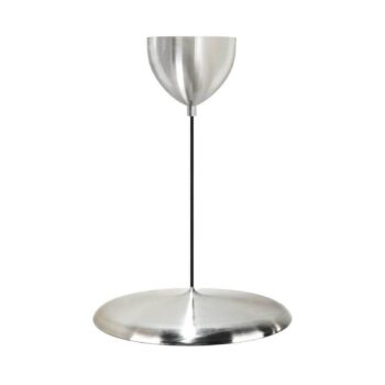 LED závesné svietidlo Artist, oceľová farba, Ø 40 cm, nerezová oceľ
