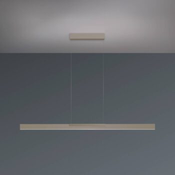 LED závesné svietidlo Bopp Nano 2.0, dĺžka 140 cm, tmavošedá, kov