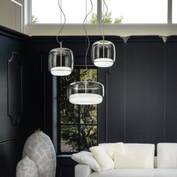 LED závesné svietidlo Jube SP G, číre/biele