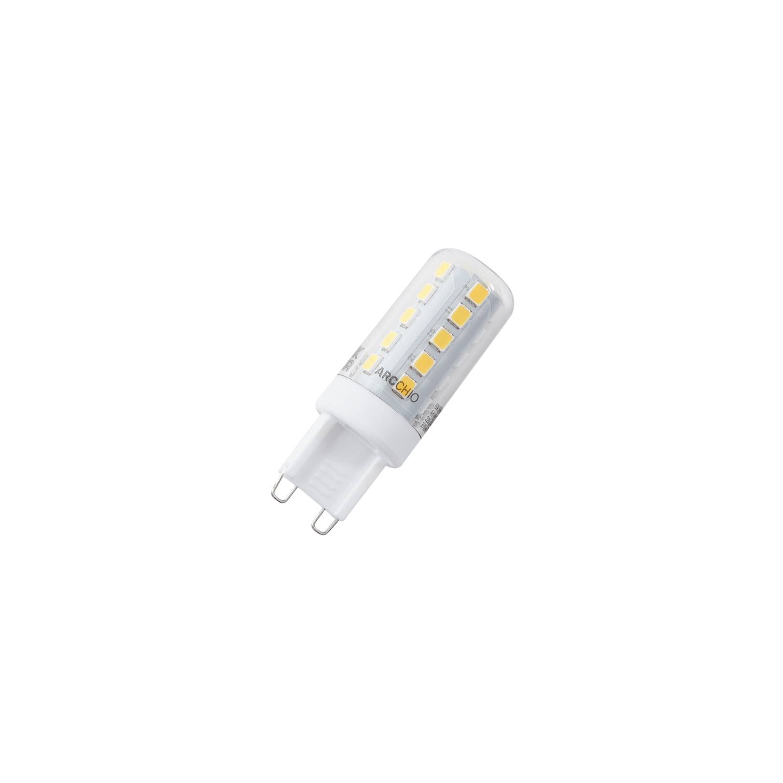 LED žiarovka Arcchio, G9, 2,6 W, číra, 2 700 K LED žiarovka Arcchio, G9, 2,6 W, číra, 2 700 K