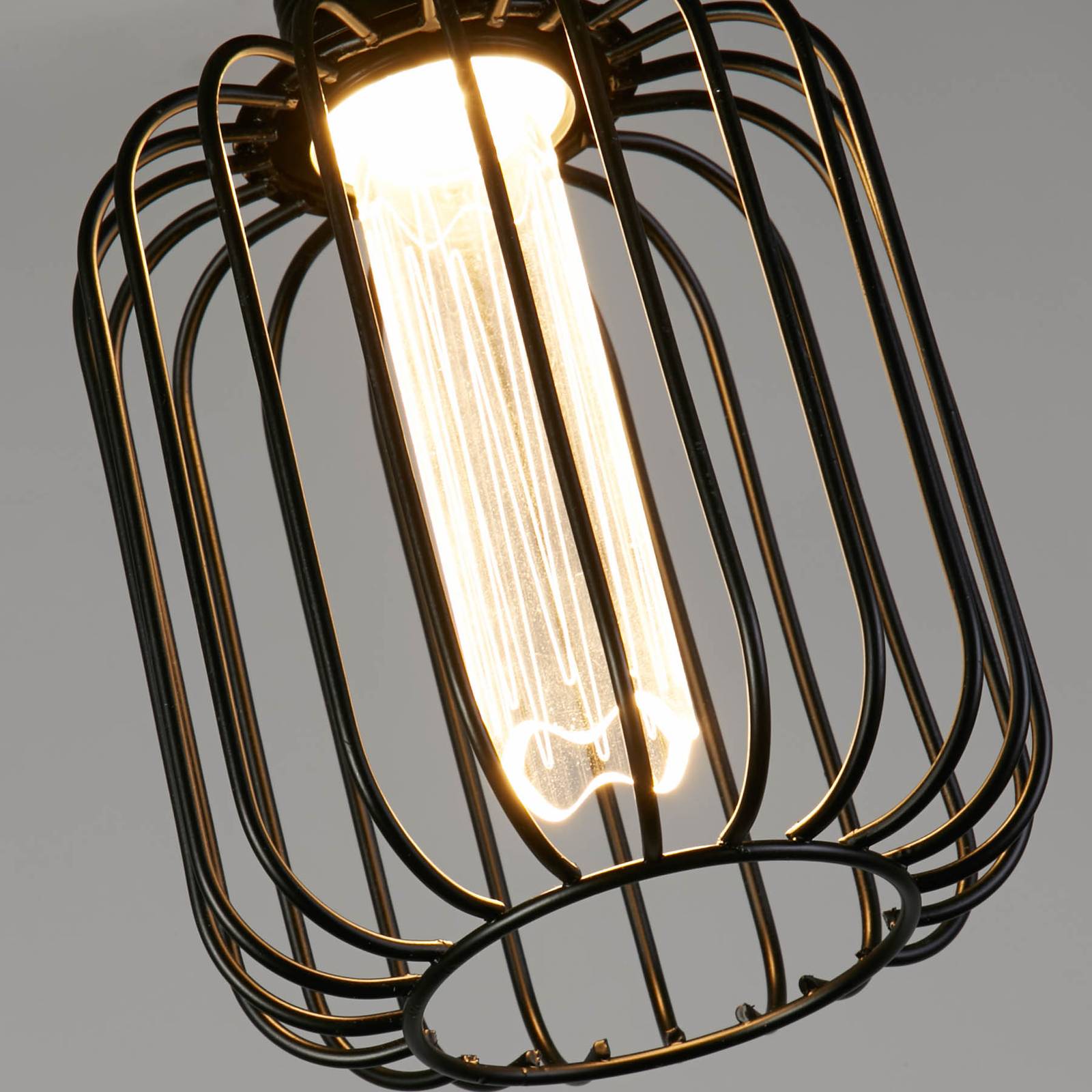 LED žiarovka Deco Cylinder E27 4,5W 2 700K čierne kovové struny LED žiarovka Deco Cylinder E27 4,5W 2 700K čierne kovové struny