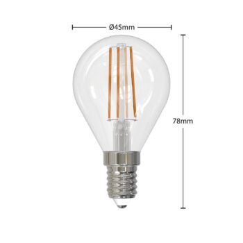 LED žiarovka E14 4W 2700K kvapka stmievateľná 2 ks