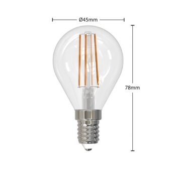 LED žiarovka E14 4W 2700K kvapka stmievateľná 3 ks