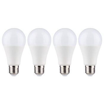 LED žiarovka E27 12W 2 700 K opál súprava 4 kusov