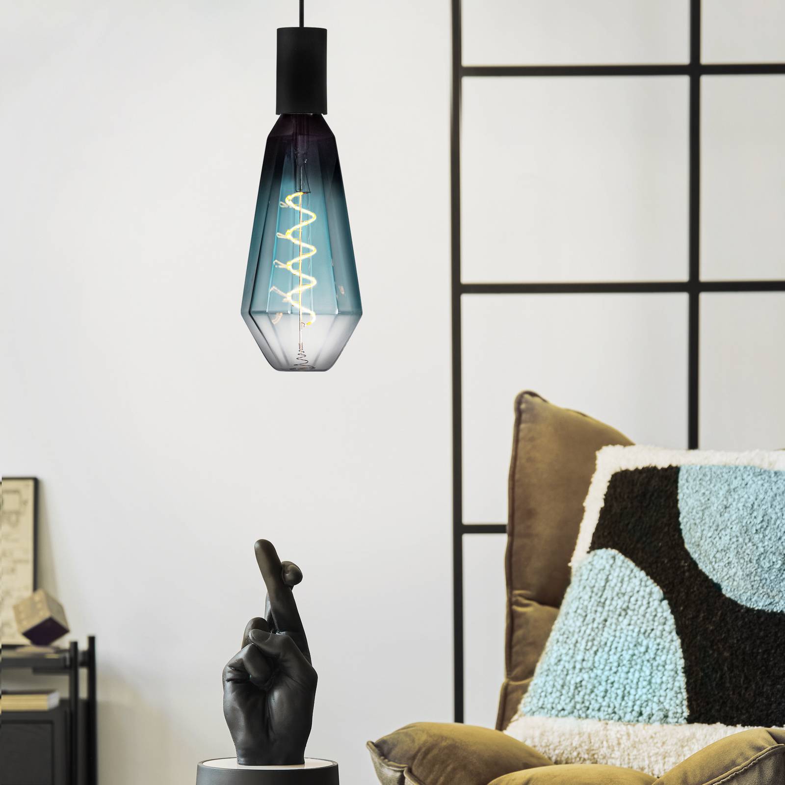 LED žiarovka E27 4W T100 2 000K modrá stmavená LED žiarovka E27 4W T100 2 000K modrá stmavená