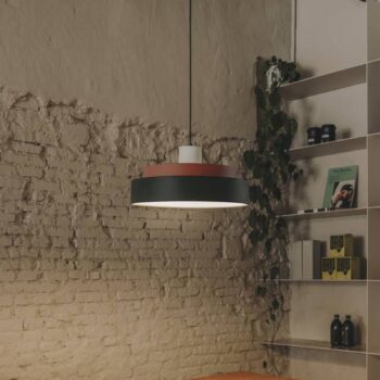 LEDS-C4 Keops 2 závesné svietidlo, Ø 50 cm, farebné, hliník