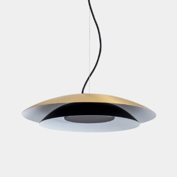 LEDS-C4 LED závesné svietidlo Noway Big decentralizované, zlatý mat, CCT