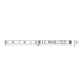 LEDVANCE Flex Remote LED-Strip IP20 RGBW, 3 m