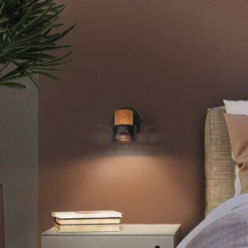 LEDVANCE LED nástenné bodové svietidlo Cork, GU10, stmievateľné, čierne