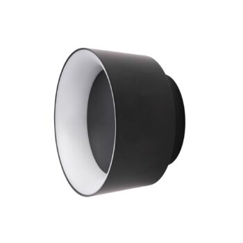 LOOM DESIGN stropné LED svetlo Cookie čierne hliníkové Ø 15 cm