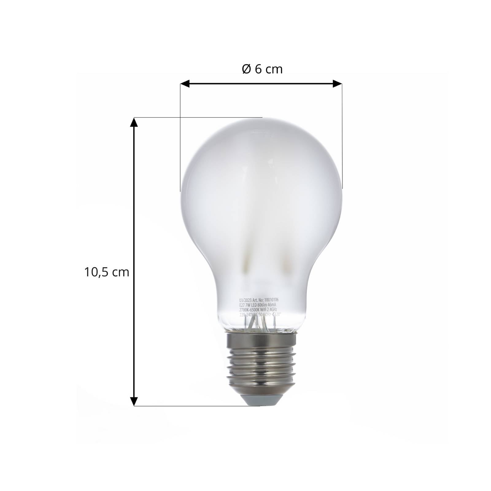 LUUMR Inteligentná LED žiarovka matná E27 A60 7W Tuya WLAN CCT LUUMR Inteligentná LED žiarovka matná E27 A60 7W Tuya WLAN CCT