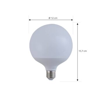 LUUMR Smart LED, E27, G125, 9 W, RGB, Tuya, WLAN, matná, CCT