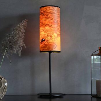 LeuchtNatur Arboreus jaseňová textúra, čierna