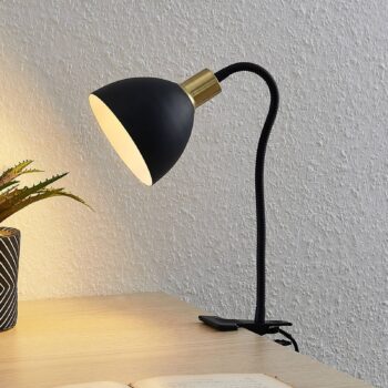 Lindby Genora upínacia lampa v čiernej