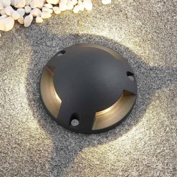 Lindby Huban nadstavbové podlahové LED svetlo 3-pl