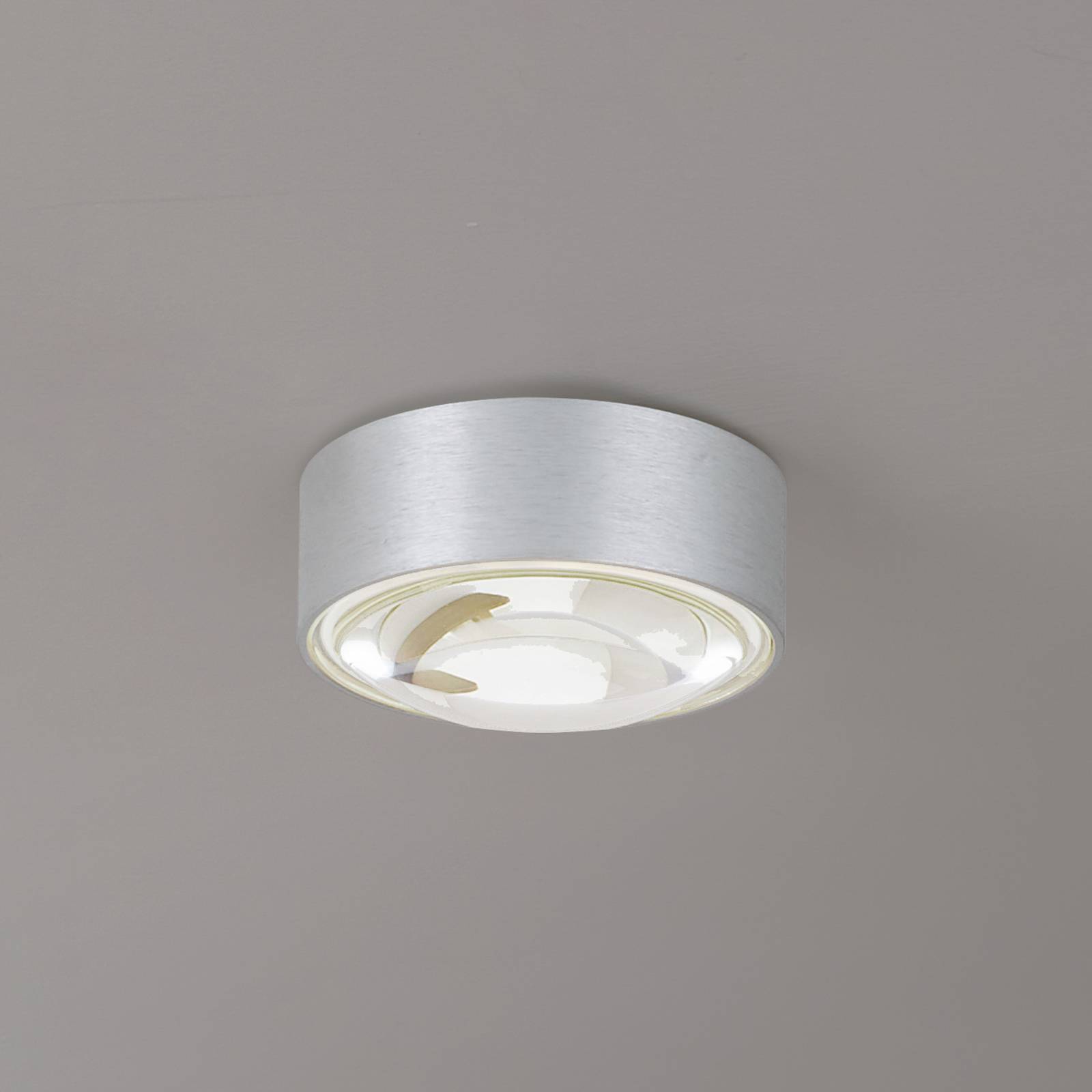 Lindby LED-Downlight Siaka, sivá, kov, Ø 5 cm, IP65 Lindby LED-Downlight Siaka, sivá, kov, Ø 5 cm, IP65