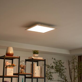 Lindby LED panel Livel, CCT, 40 cm x 40 cm, diaľkové ovládanie