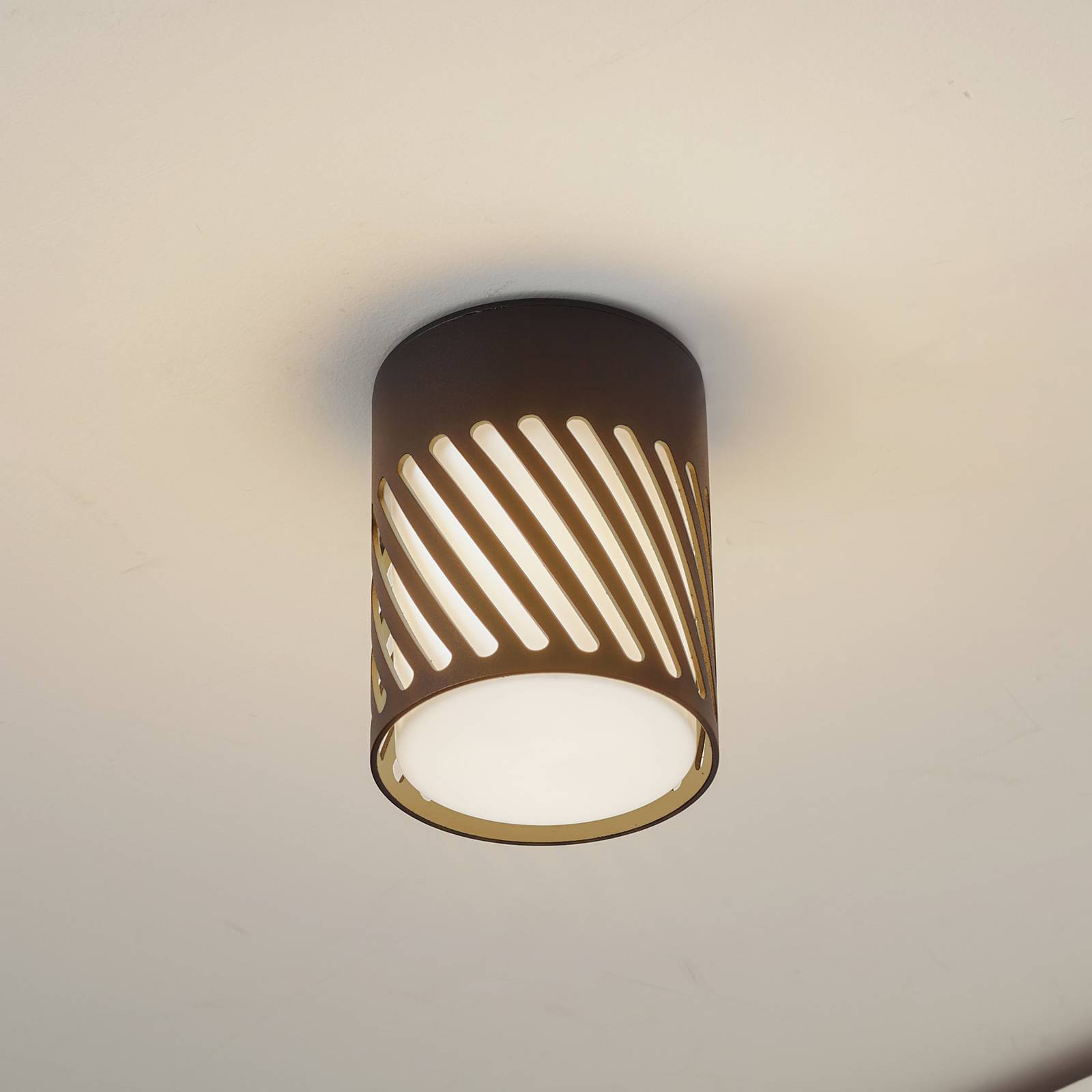 Lindby Vonkajšie stropné svietidlo Lurinda, 10,5 cm, čierne, hliník, Lindby Vonkajšie stropné svietidlo Lurinda, 10,5 cm, čierne, hliník,