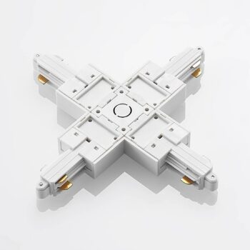 Lindby X-connector Linaro, biely, 1-fázový systém
