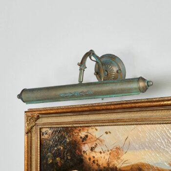 Lindby obrazová lampa Kalea, 46 cm, 2 svetlá, verdigris, E14