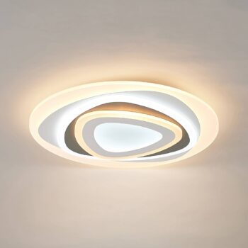 Lindby stropné LED svetlo Rebeka, Ø 70 cm, CCT, diaľkové ovládanie