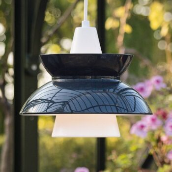 Louis Poulsen Doo-Wop – závesná lampa tmavosivá