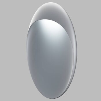 Louis Poulsen LED nástenné svietidlo Flindt, hliník, 3 000 K, Ø 40 cm