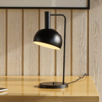 Louis Poulsen stolová lampa FJ Elements, čierna, 45 cm, E14