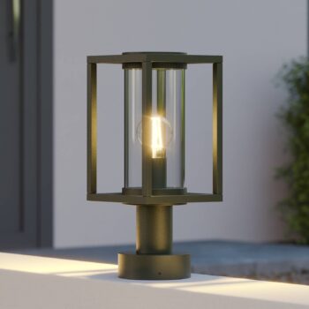 Lucande Ferda podstavec, 37 cm, antracit, IP44