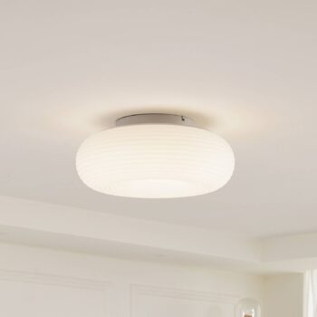 Lucande Smart LED stropné svietidlo Bolti, biele, RGBW, CCT, Tuya