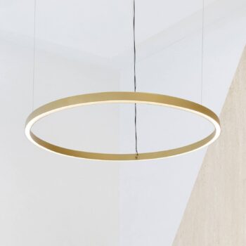 Luceplan Compendium Circle 110 cm, mosadz