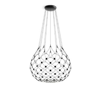Luceplan Mesh Wireless závesné svietidlo, Ø 100 cm, 4 m, Bluetooth