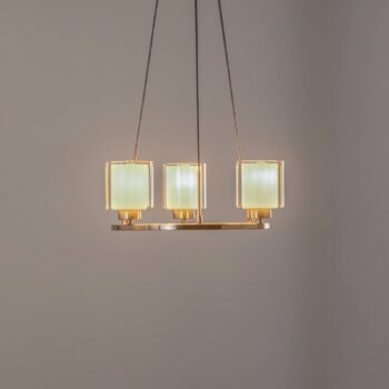 Luster Ressa, Ø 44 cm, mosadz antik, 3-pl.