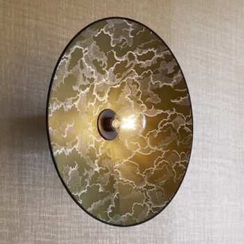 MARKET SET Gatsby nástenné svetlo kumo khaki Ø 60 cm