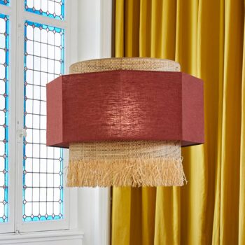 MARKET SET Marrakech závesné svietidlo 60x46cm, masala