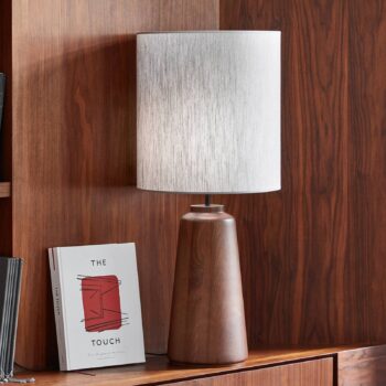 MARKET SET Mokuzaï stolová lampa biela výška 93 cm