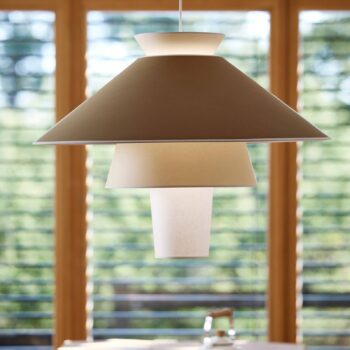 MARKET SET Ruche závesné svietidlo, Ø 78 cm, okrová farba