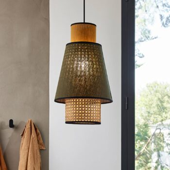 MARKET SET Singapour S závesné svietidlo khaki/curry