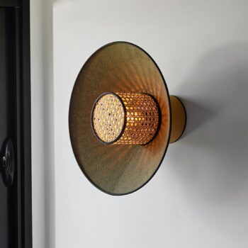 MARKET SET Singapour nástenné svetlo, khaki/curry